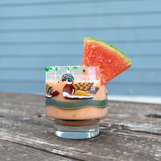 Watermelon Coconut Margaritas - Recipe photo by gristandgreens