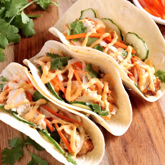 SWORDFISH TACO WITH SPICY LEMONGRASS - Recipe photo by In Good Flavor