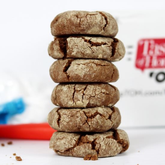 Mexican Crinkle Cookies with a Kick - Recipe photo by CrayonsAndCravings