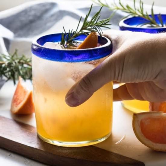 Grapefruit Gin Cocktail - Recipe photo by The Home Cooks Kitchen