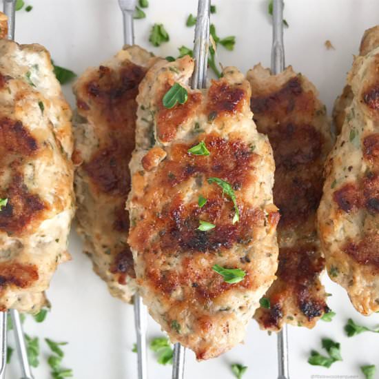 Chicken Kofta Kebab - Recipe photo by FitSlowCookerQueen
