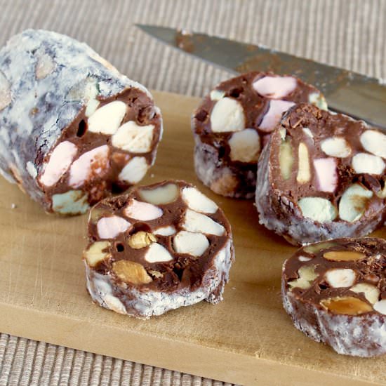 Chocolate Salami - Recipe photo by ochikeron