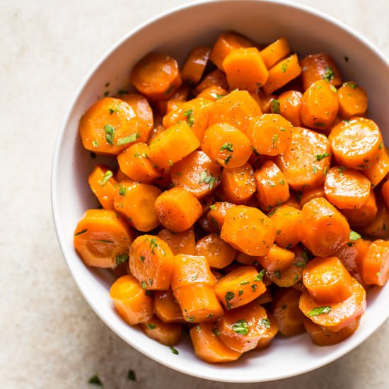 Honey Roasted Carrots - Recipe photo by saltandlavender