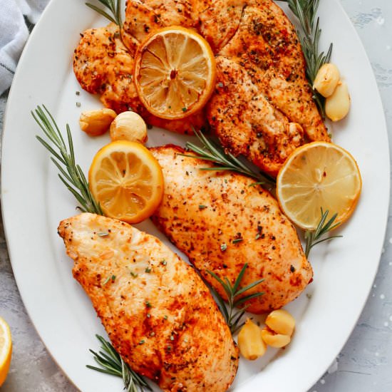 Rosemary Lemon Roasted Chicken - Recipe photo by PrimaveraKitchen