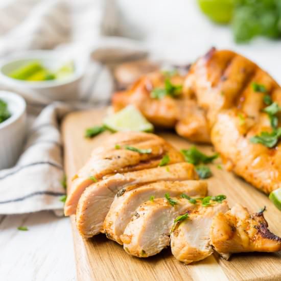Tequila Lime Chicken Marinade - Recipe photo by rachelcooksblog