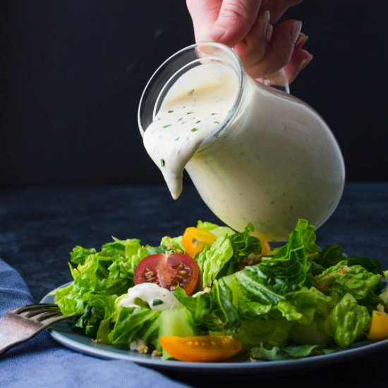Homemade Buttermilk Ranch Dressing - Recipe photo by garlic and zest