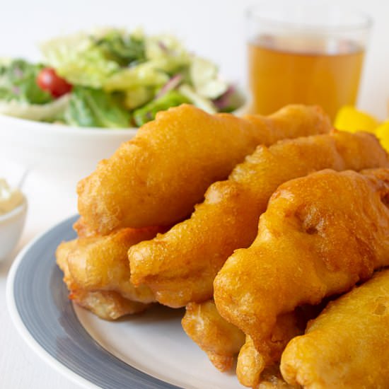 Beer Battered Fish - Recipe photo by BeyondtheCoop