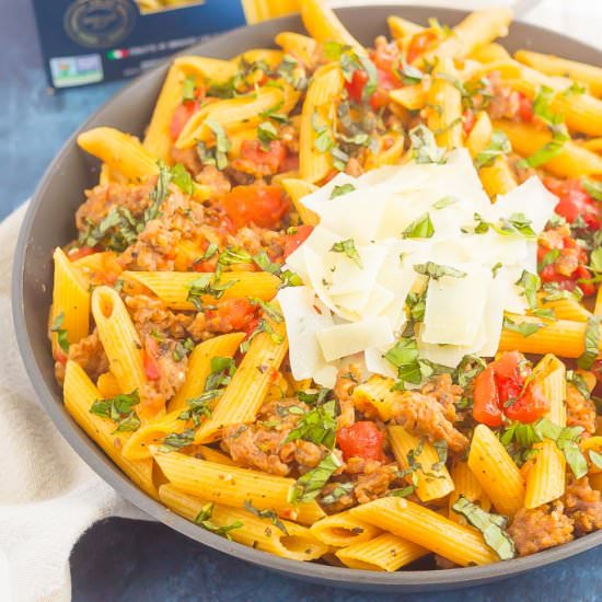 Tomato Basil Pasta - Recipe photo by pumpkinnspice