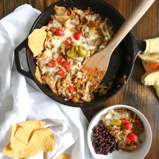 Quick Chilaquiles Verdes - Recipe photo by FunnyLoveLindsay