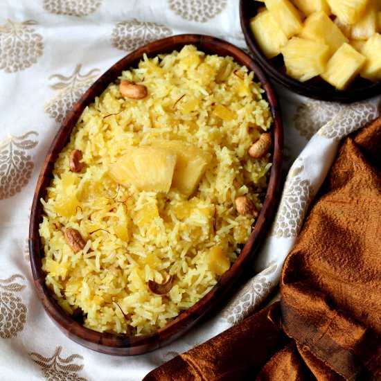 Pineapple Pulao - Recipe photo by ruchikrandhap