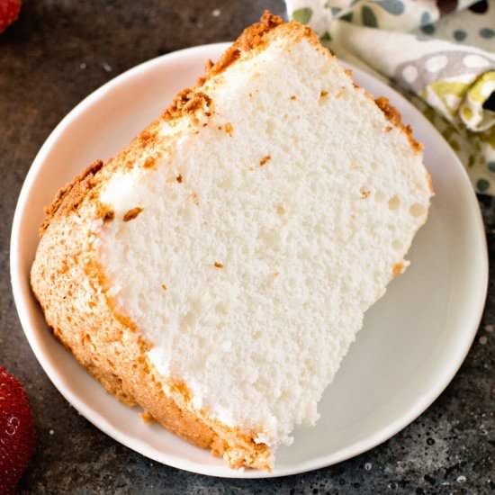 Homemade Angel Food Cake - Recipe photo by julieseatsandtreats