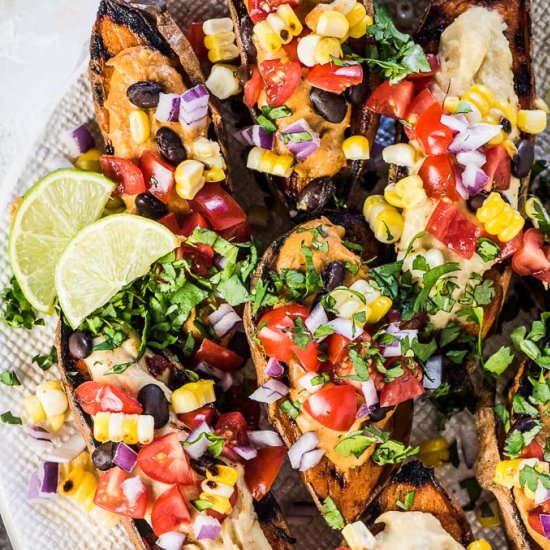 Southwest Stuffed Sweet Potatoes - Recipe photo by The Endless Meal