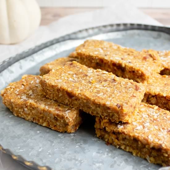 Paleo Pumpkin Bars - Recipe photo by asliceofsweet