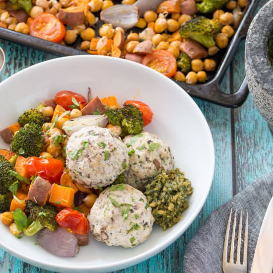 Vietnamese Style Chicken Meatballs - Recipe photo by thehealthytart