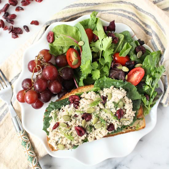 Healthy Tuna Salad With Cranberries - Recipe photo by CitNutritionally