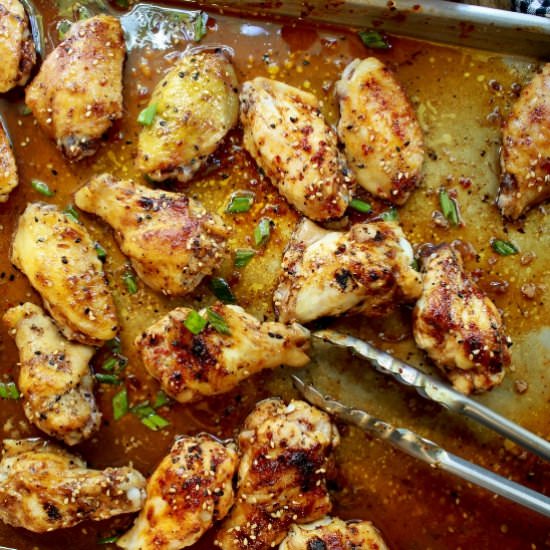 Baked Korean Chicken Wings - Recipe photo by asiancaucasian