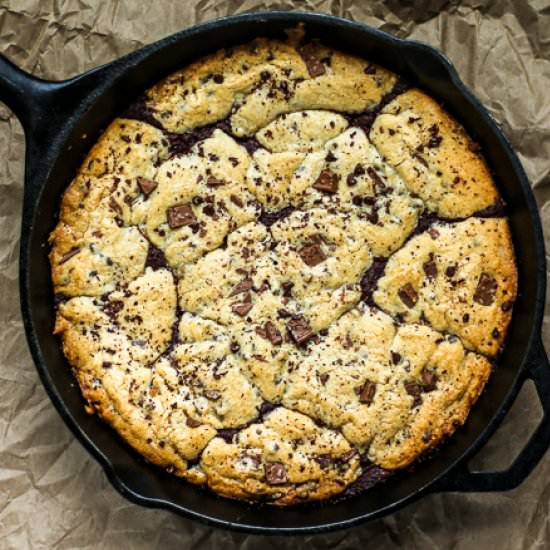 Skillet Brookie - Recipe photo by SugarSpicesLife