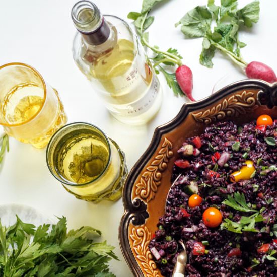 MEDITERRANEAN RICE SALAD - Recipe photo by CosettesKitchen