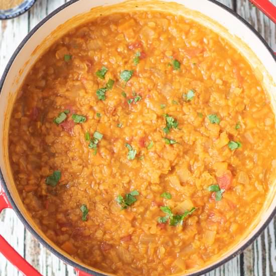 Moroccan Lentil Soup - Recipe photo by neilshealthymeals