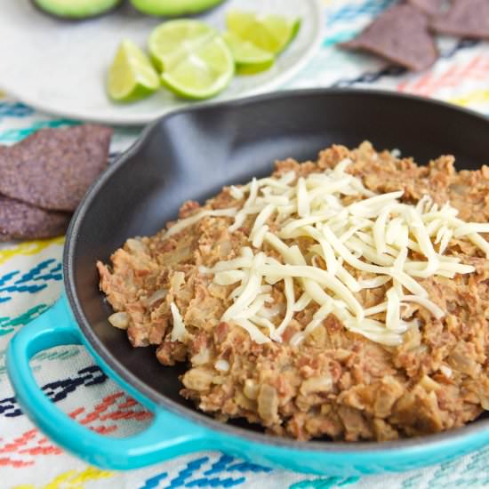 Vegan Refried Beans - Recipe photo by JBraddockRD