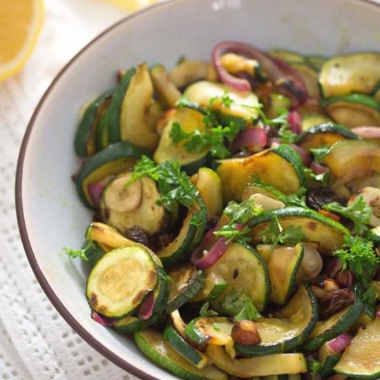 How to Saute Zucchini and Onions - Recipe photo by adinutza