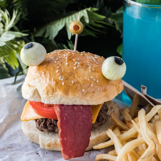 Durr Burger from Fortnite - Recipe photo by A Table Full of Joy
