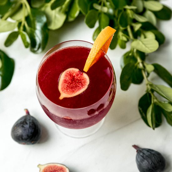 Fig Jam and Beet Mimosas - Recipe photo by Never Not Hungry