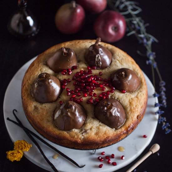 Whole D’Anjou Pear & Maple Cake - Recipe photo by milkchaihoney