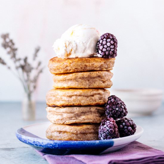 German Vegan Apple Cinnamon Pancake - Recipe photo by myvibrantkitchen