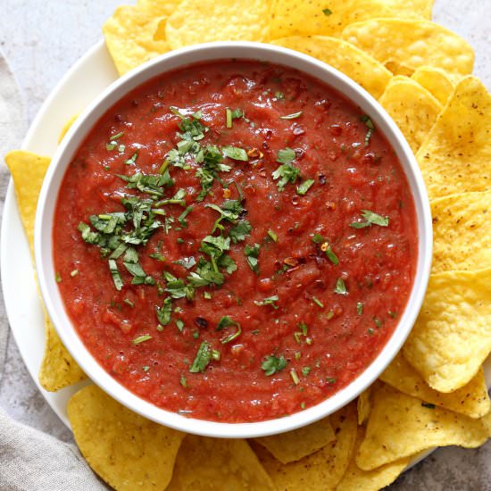 Easy Blender Salsa - Recipe photo by richa