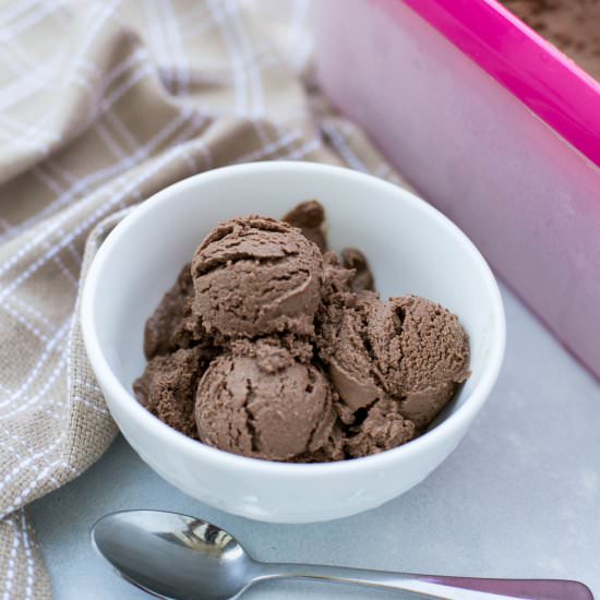Keto Chocolate Avocado Ice Cream - Recipe photo by littlebitrecipes