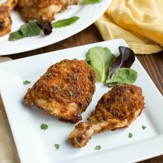 Keto Fried Chicken - Recipe photo by littlebitrecipes