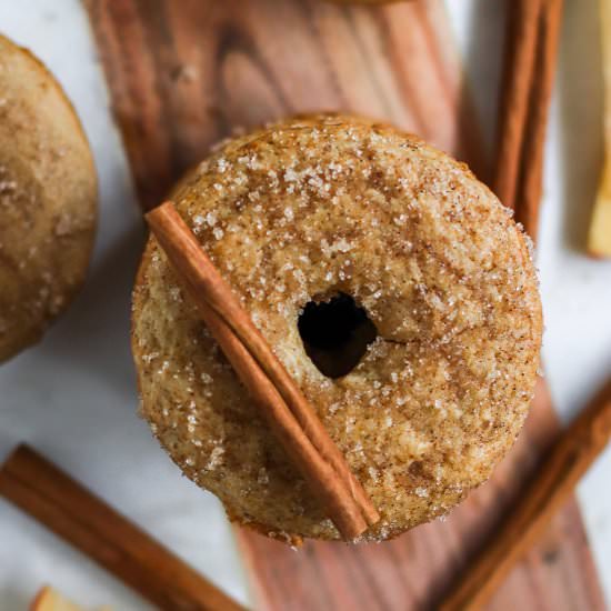 Vegan Apple Cider Doughnuts - Recipe photo by ShortGirlTallOrder