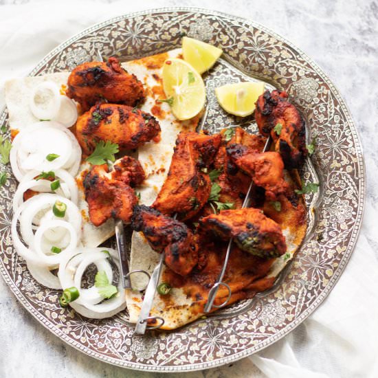 Achari Chicken Kebab - Recipe photo by Ghezaeshiriin