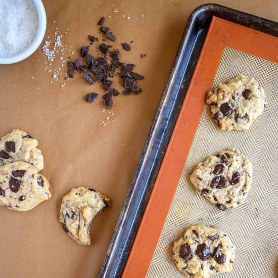 Tahini Chocolate Chunk Cookies - Recipe photo by ibroughtbread