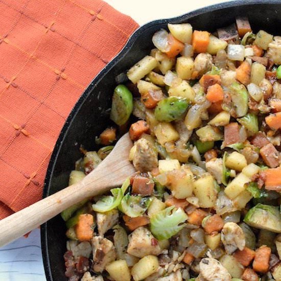 Autumn Hash - Recipe photo by chiselandfork