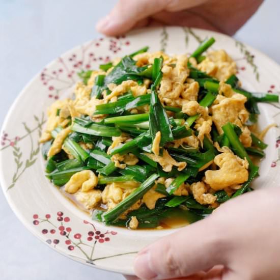 Chinese Chive and Egg Stir Fry - Recipe photo by elaineluo