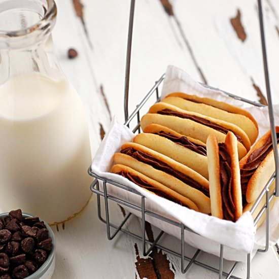Dark Chocolate Peppermint Milanos - Recipe photo by Bluespoonbakery