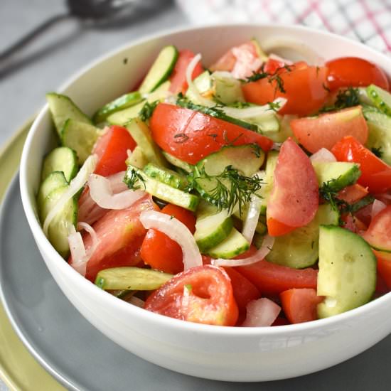 Tomato and Cucumber Salad - Recipe photo by olgainthekitchen