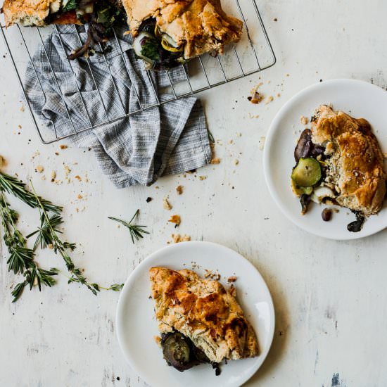 Savory Fall Galette - Recipe photo by getwellwithem