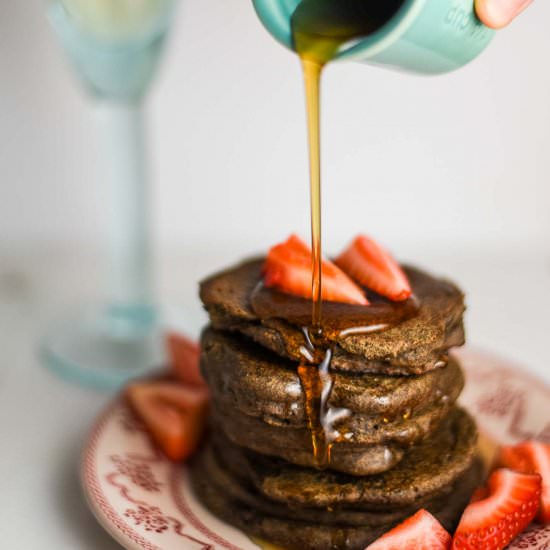 Vegan Buckwheat Pancakes - Recipe photo by plantandvine