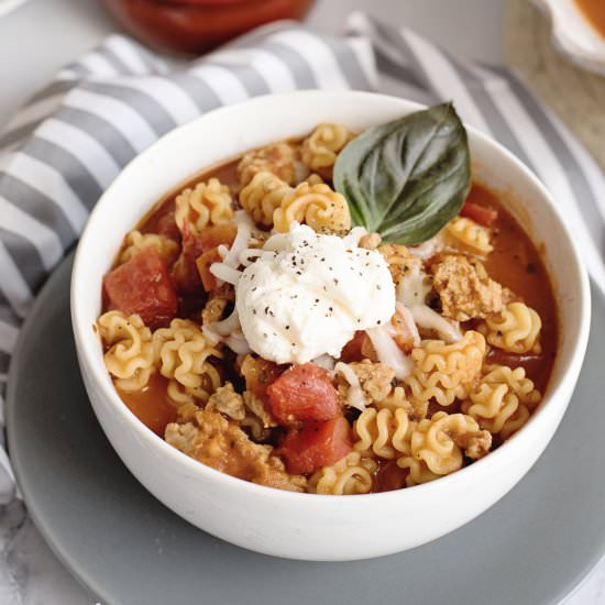 Stove Top Lasagna Soup - Recipe photo by mommity