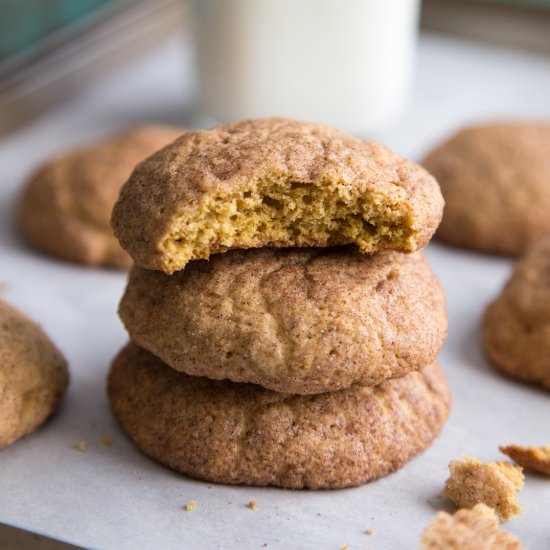 pumpkin snickerdoodle cookies - Recipe photo by Wild wild whisk
