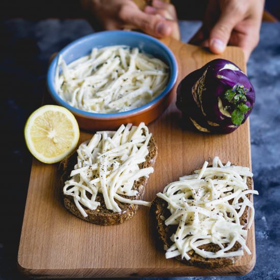 Kohlrabi Salad - Recipe photo by cuisinedeli