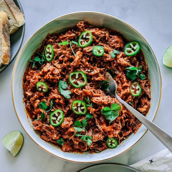 Mexican slow cooker pulled pork - Recipe photo by cocoaandsalt