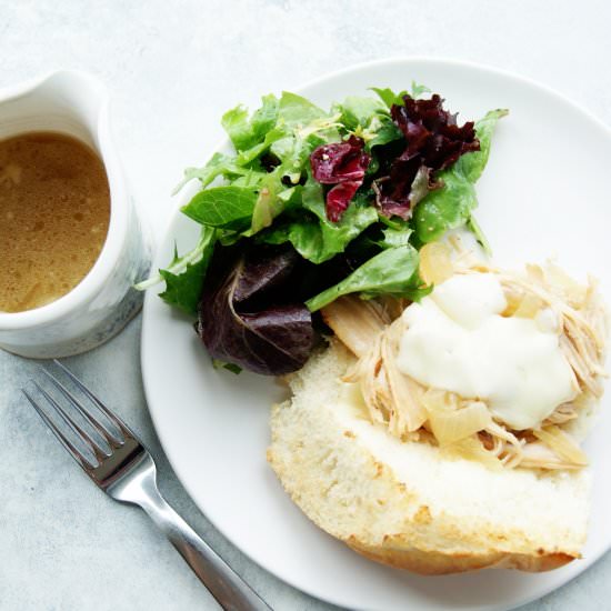 Slow Cooker Turkey French Dips - Recipe photo by myeverydaytable