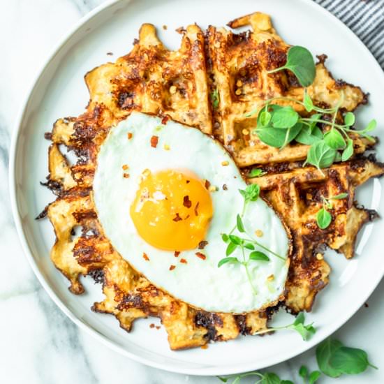 Cauliflower Waffles - Recipe photo by feelgoodfoodie1
