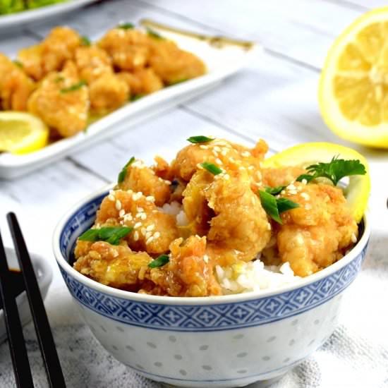 Chinese lemon chicken - Recipe photo by Taste of Asian Food