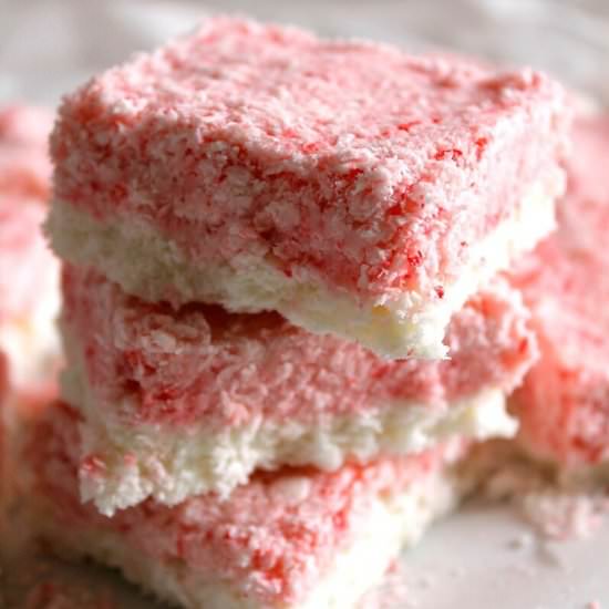 Coconut ice - Recipe photo by bakingqueen74