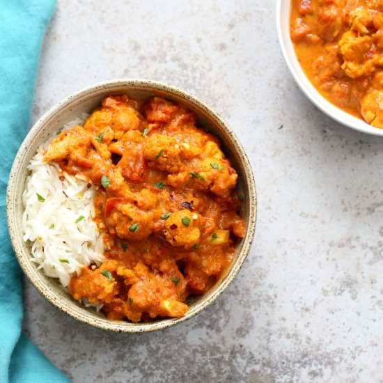 Cauliflower Tikka Masala - Recipe photo by richa